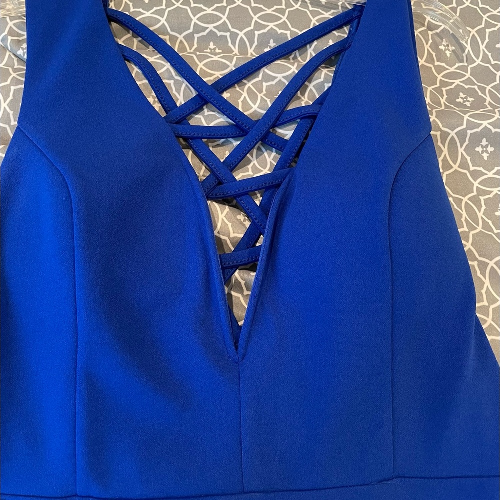Agaci Blue Body Con Dress